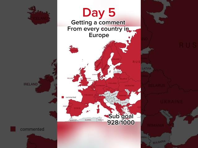 Day 5 - comment from every country in #Europe #geography #map #geographychannel #youtubeshorts