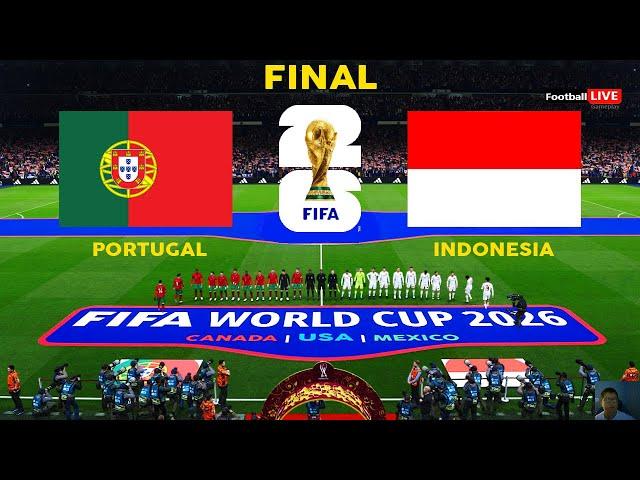 PORTUGAL vs INDONESIA | FIFA World Cup 2026™ Final | Full Match Messi vs Vinicius Jr | Realistic PES