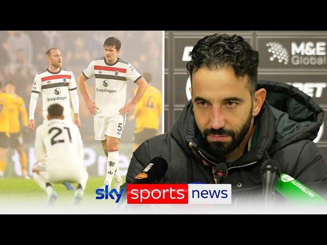 "We have to survive" | Ruben Amorim speaks out after Manchester United's 2-0 loss against Wolves