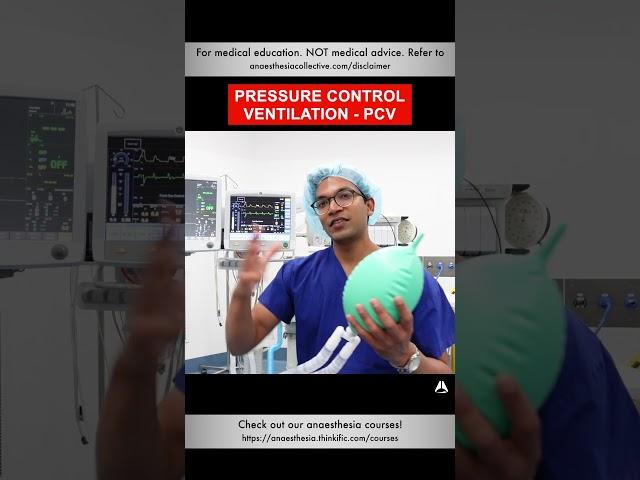 Pressure Control Ventilation  - PCV | | #anesthesiology #anesthesia #ventilator #oxygenation