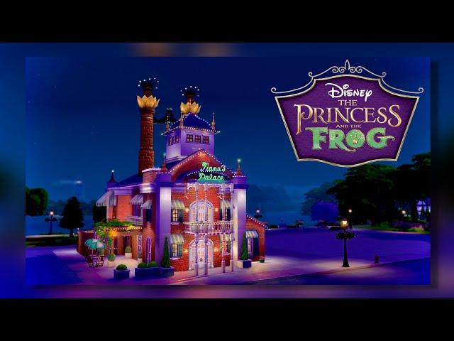 THE SIMS 4: DISNEYS TIANAS PALACE // SPEED BUILD (NO CC)