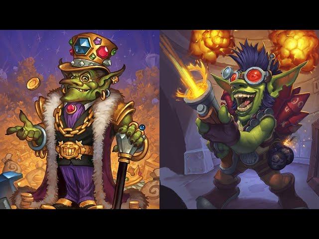 Hearthstone Auctionmaster Beardo, Boommaster Flark Theme (Goblin - 36, 37, 46)