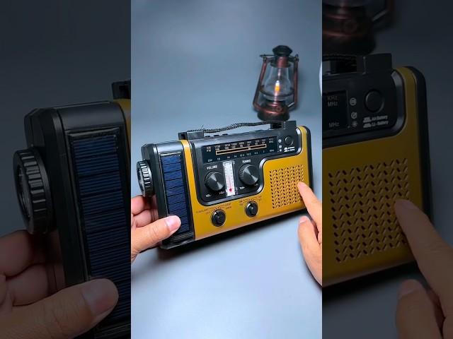 multifunctional solar radio #solar #technology #tech #radio #shorts