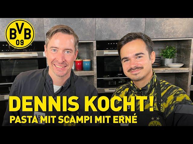 Pasta & shrimps with Erné | Cooking with Dennis