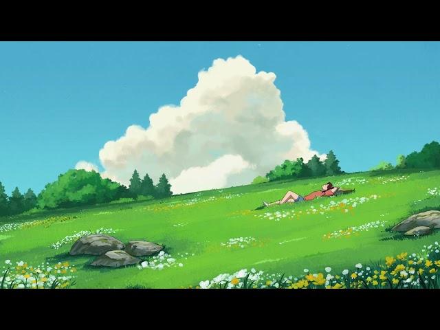 Ghibli Inspired Atmosphere | Meadow Ambiance & Music