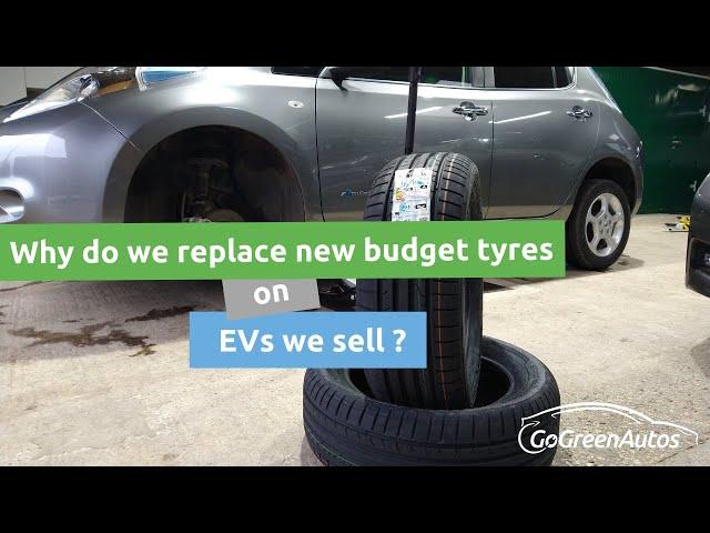 Why we replace new budget or Chinese tyres on EVs? Safety before profit.