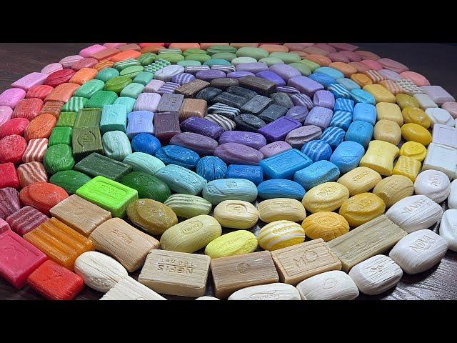 220 cutting soap strips | LONG VIDEO 4K