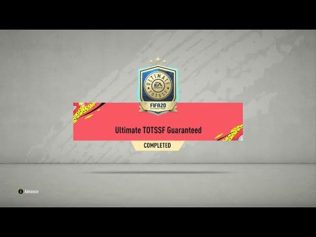 GUARANTEED ULTIMATE TOTSSF SBC COMPLETED!! FIFA 20 Ultimate Team