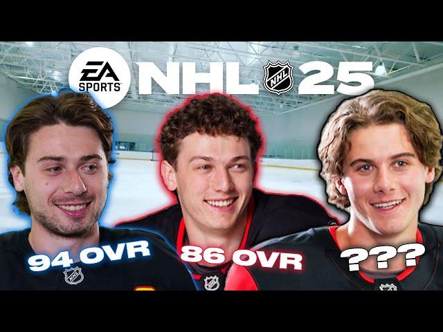 NHL 25 Ratings | Which Hughes Brother has the Highest OVR Rating? Ft. Jack, Quinn, and Luke