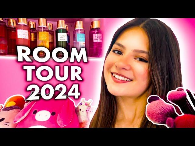 ROOM TOUR 2024 D’ELINA | Chambre aesthetic, Makeup, Parfums, Peluches…