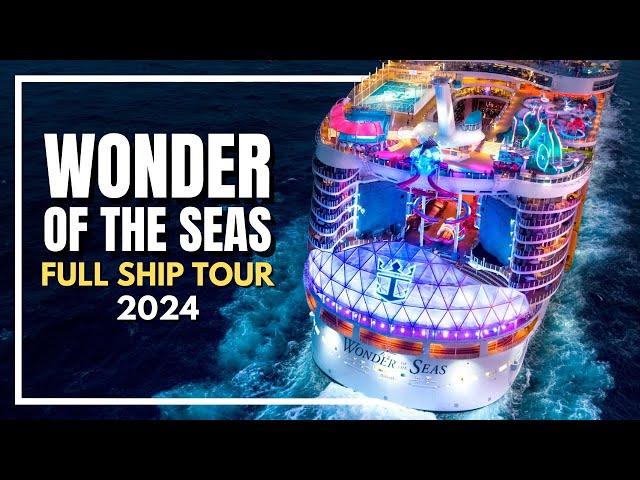 Wonder of the Seas Full Walkthrough Ship Tour in 4K, No Commentary!