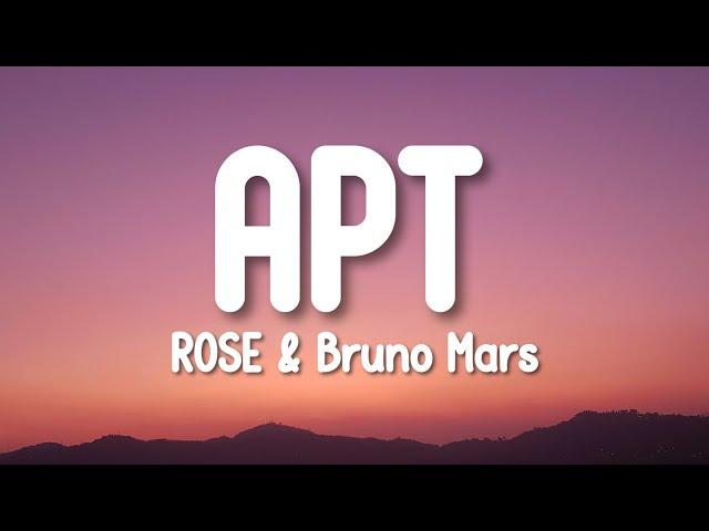 ROSÉ & Bruno Mars - APT. (Lyrics)