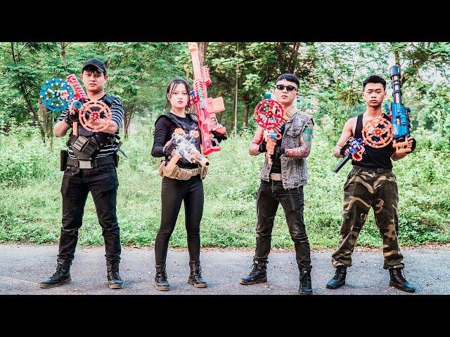 LTT Game Nerf War : SEAL X Warriors Nerf Guns Fight Mr Zero Scary Death Squad Hidden Danger in Nerf