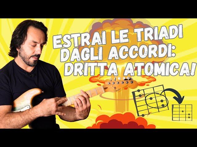 Suonare sugli Accordi - come visualizzare le TRIADI sulla chitarra