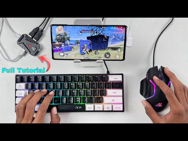 mix pro and Keyboard Mouse connect in phone for gaming like a computer (pc) Full tutorial