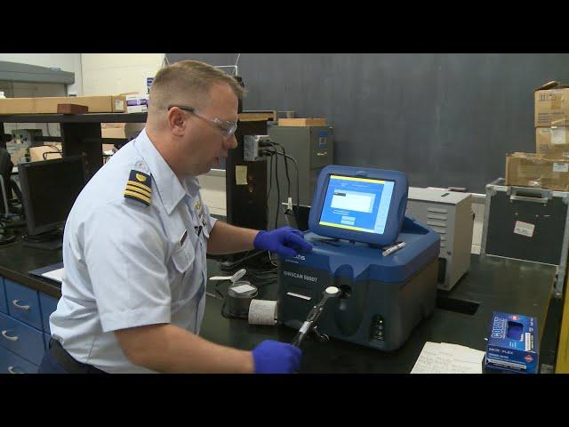 Coast Guard drug detection demonstration