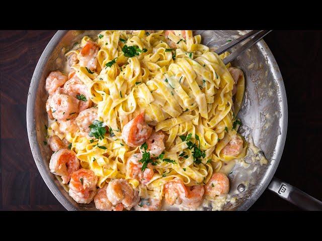 How To Make Creamy Shrimp Alfredo In Under 30 Minutes