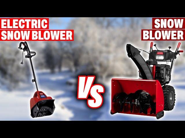 Electric Snow Shovel vs Snow Blower: Breaking Down Their Differences (Which Is Better for You?)