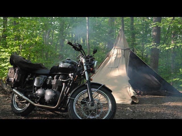 Solo Motorcycle Camping | Ride, Camp, Cook | Cold Spring, NY