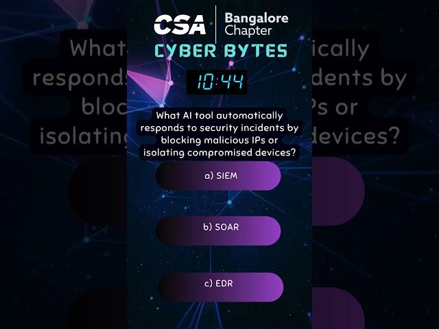  Zero-Day Zapper Quest  Defend Against the Unknown |Quiz | CSA Bangalore |