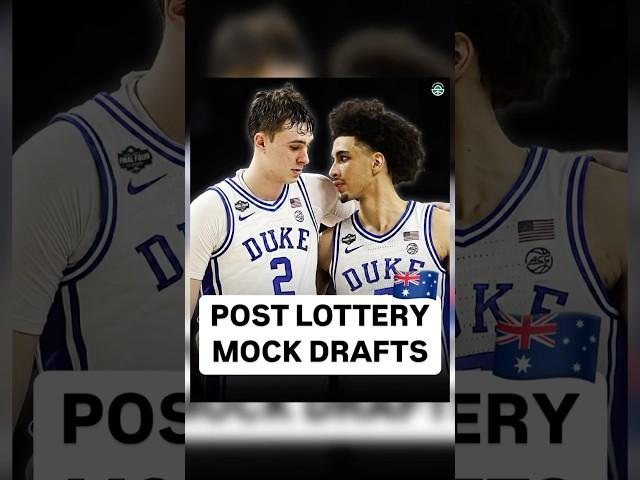 POST-LOTTERY MOCK DRAFTS  #nbadraft #draft #draftlottery #Proctor #Zikarsky #Condon #Toohey #fyp
