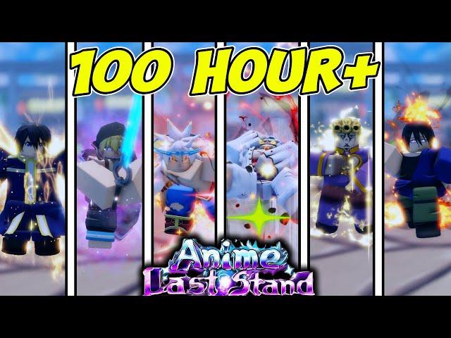 I spent 100+ Hours Returning To Anime Last Stand and Got INSANELY Lucky Anime Last Stand Roblox