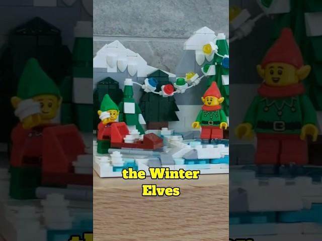 My LEGO Christmas Collection!  #lego #legostarwars #legominifigures #christmas #legobricks #shorts