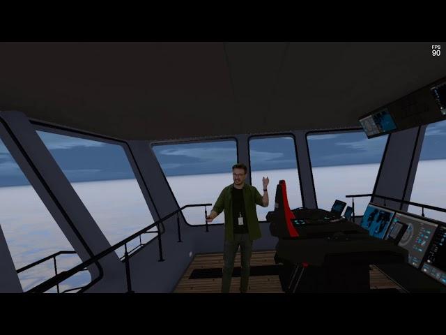 Using real time human capture in maritime design.