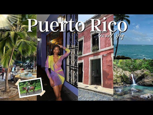 PUERTO RICO TRAVEL VLOG 2024 |El Yunque Rainforest +La Placita +  Things to Do +Where to Eat + more!