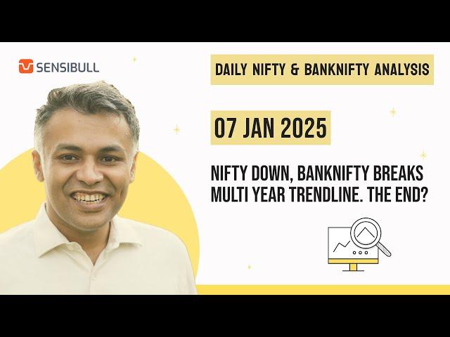 NIFTY & BANK NIFTY Analysis for Tomorrow | Stock Market Outlook | 07 January 2025, Tuesday