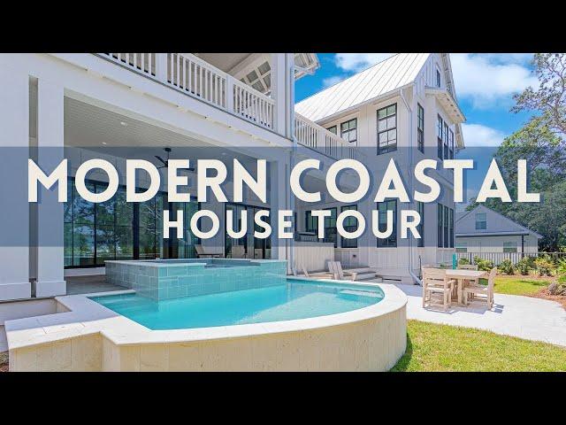 Modern Coastal House Tour on 30A | Seagrove Beach Florida