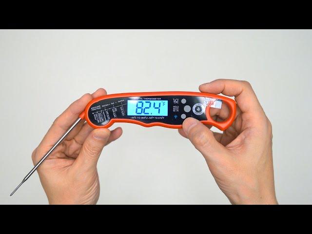 Alpha Grillers Instant Read Waterproof Meat Thermometer for Grill and Cooking Unboxing