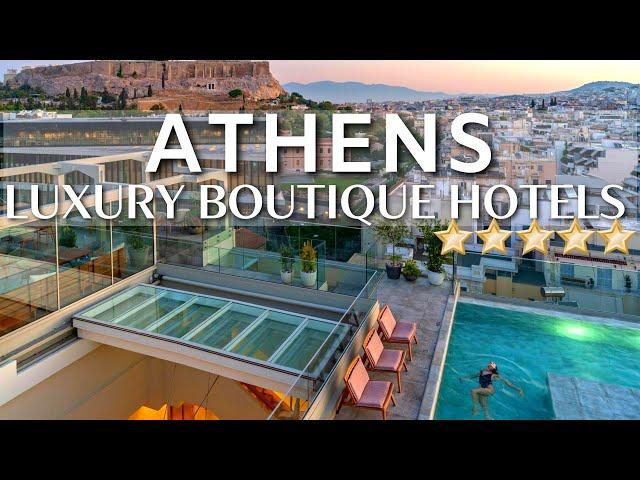 TOP 10 Best Small Luxury Boutique Hotels In ATHENS, Greece | PART 1