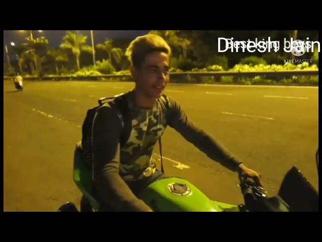 Dinesh Jain Ninja bike ️️ Riding Full Speed iss video mai 1M Views  Dinesh Jain Bhai love ️