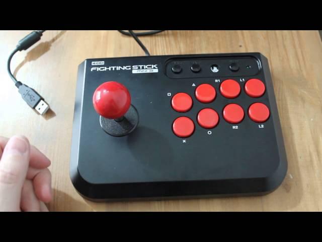 Hori Fighting Stick Mini 3 - USB arcade joystick overview/review - digituba