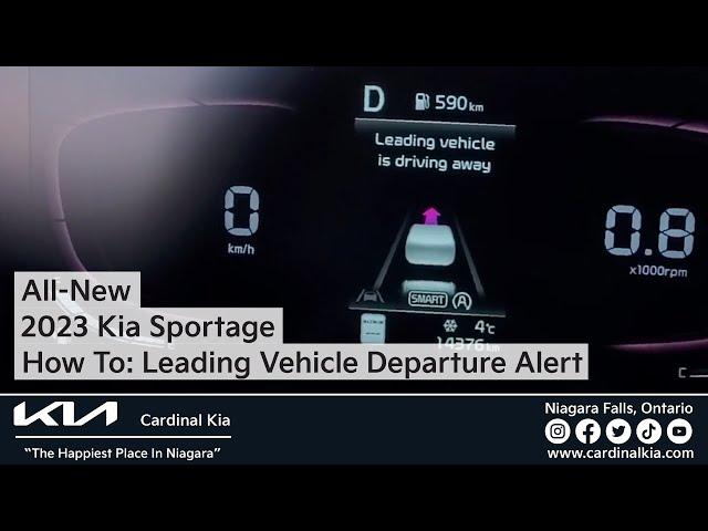 All-New 2023 Kia Sportage | How To Use Your Leading Vehicle Departure Alert!