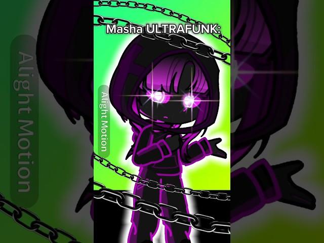 Masha ULTRAFUNK vs NORMAL Masha Meme #gacha #gachalife #gachatrend #masha #viral #shorts