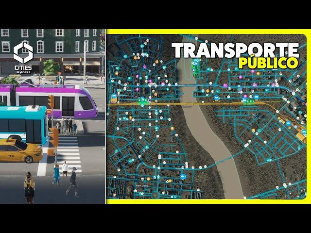 ¡Conectando Ciudades! Transporte PÚBLICO Y PRIVADO entre dos ciudades | Cities Skylines 2 EP22