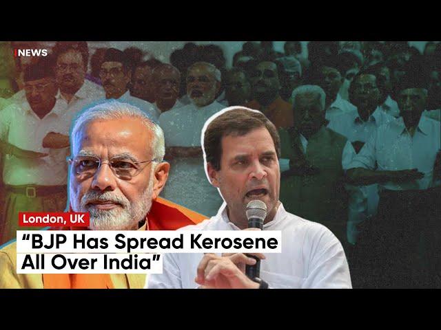 “Battle Between National Vision Of RSS And Congress,” Rahul Gandhi At London Conclave