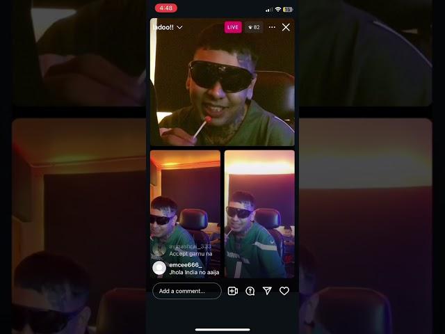 LIL JHOLA LIVE ON INSTAGRAM TAKING ABOUT UP COMMING SONG!!!@LilJholaOfficial !