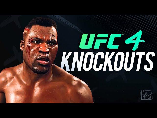 UFC 4 - KNOCKOUT MODE in New Arenas BACKYARD & KUMITE !