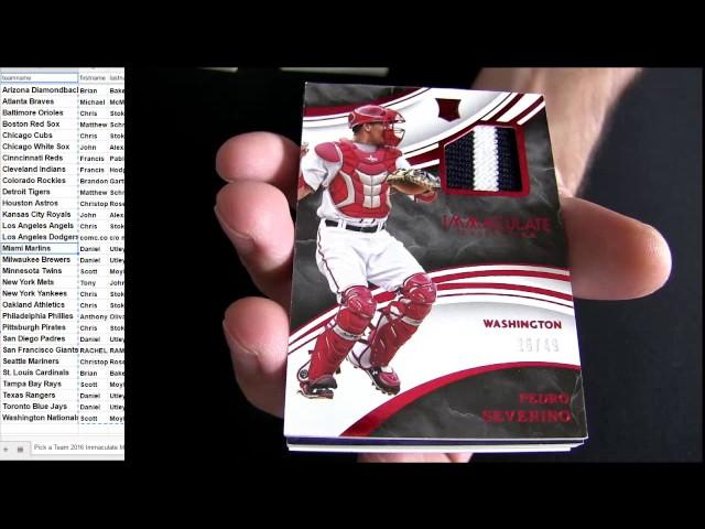 16 Immaculate MLB #45