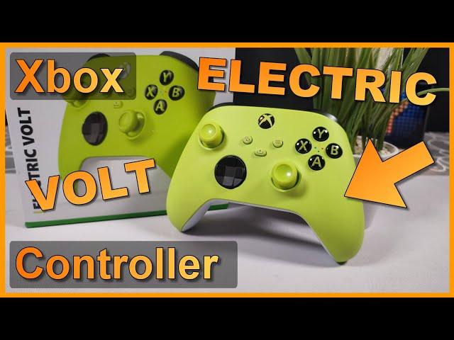 First Look: Xbox Controller in Electric Volt (neongrün)