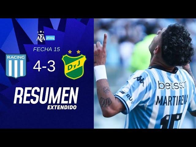 Racing Club 4 vs. 3 Defensa y Justicia | #TorneoBetano | Resumen Extendido | Fecha 18