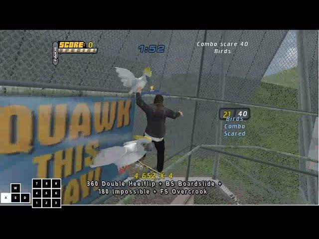 THPS4 - Combo Scare 40 Birds | 12.99s