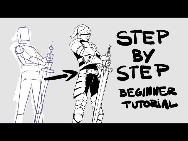 How to Draw ELDEN RING Armor in Perspective