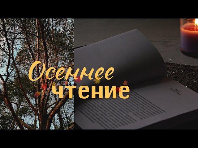 Атмосферные книги на осеньУютный осенний влог