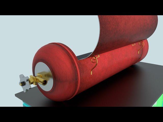 Мангал из газового баллона своими руками | Barbecue from a gas cylinder with your own hands