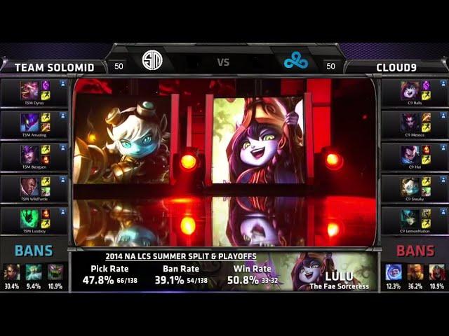 Cloud 9 vs TSM Game 2 | Finals NA LCS Summer 2014 Playoffs | C9 vs TSM G2 PAX S4 Worlds Regionals