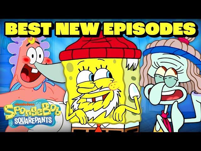 Best of NEW SpongeBob Episodes! (Part 2) | 1 Hour Compilation | SpongeBob